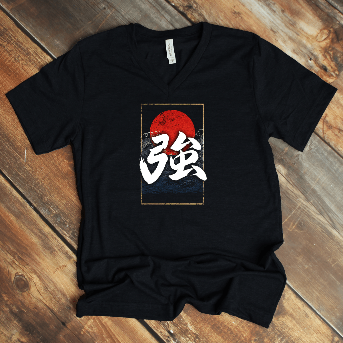 Strong V-Neck – Kanji Soul