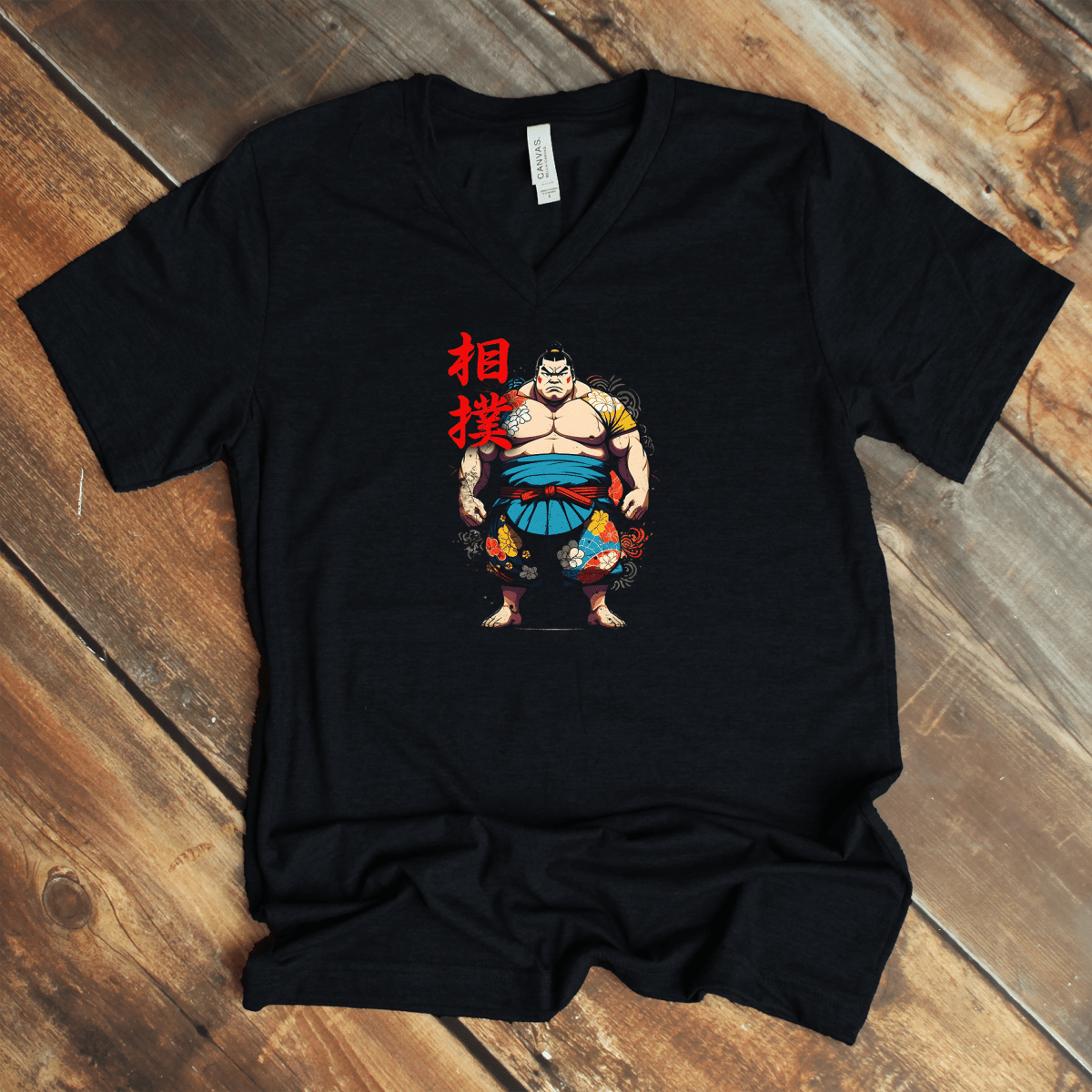 S Sumo V - Neck - KanjiSoul