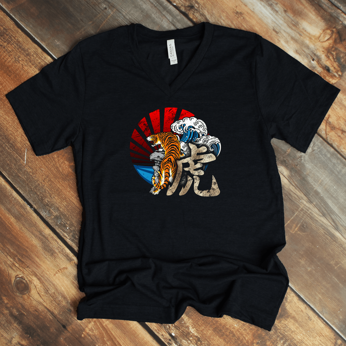 S Tiger V - Neck - KanjiSoul