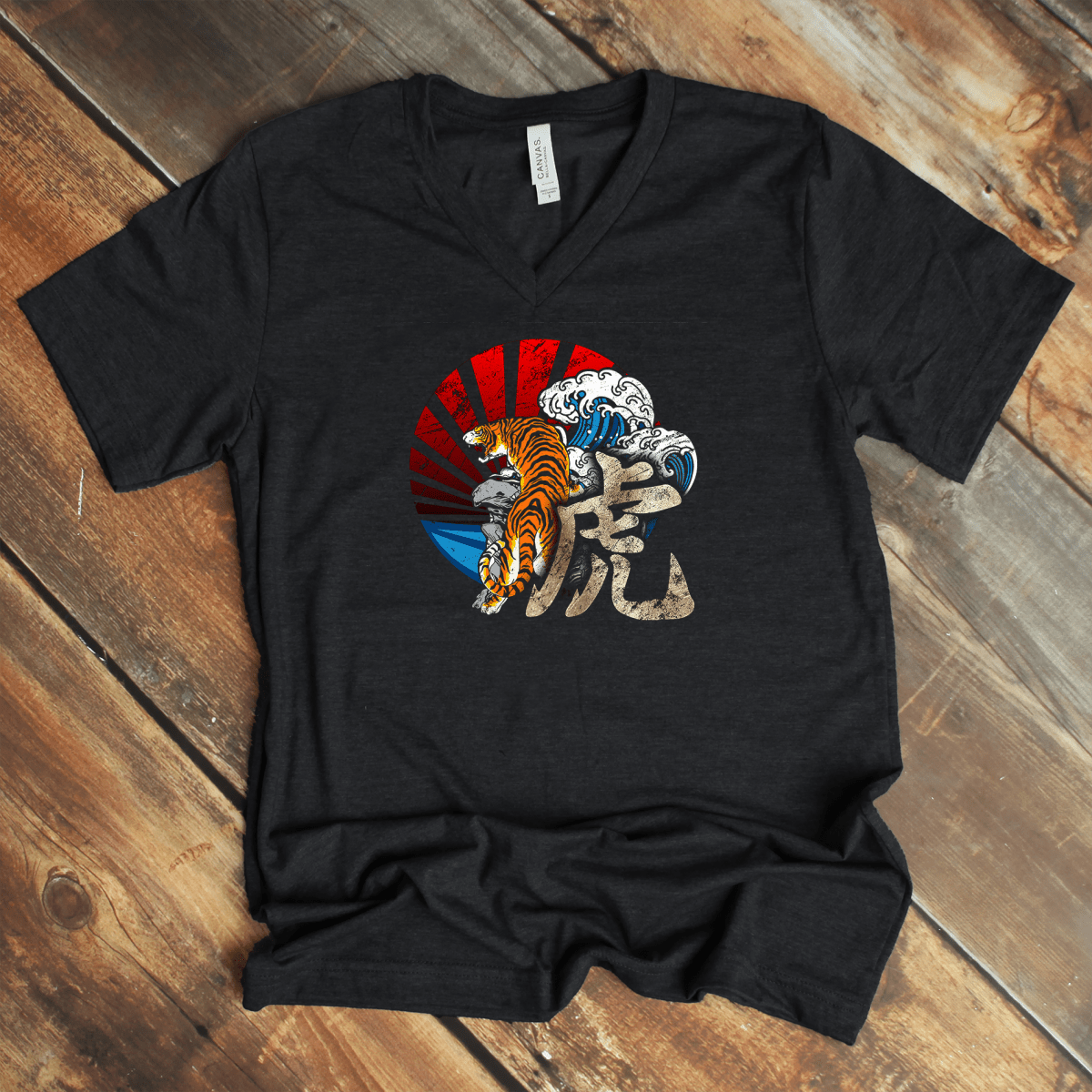 S Tiger V - Neck - KanjiSoul