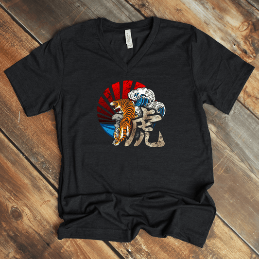 S Tiger V - Neck - KanjiSoul