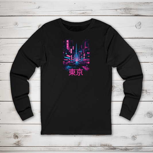 S Tokyo Kanji Long Sleeve T-Shirt - KanjiSoul