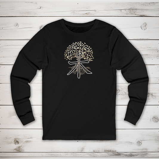 S Tree Kanji Long Sleeve T-Shirt - KanjiSoul