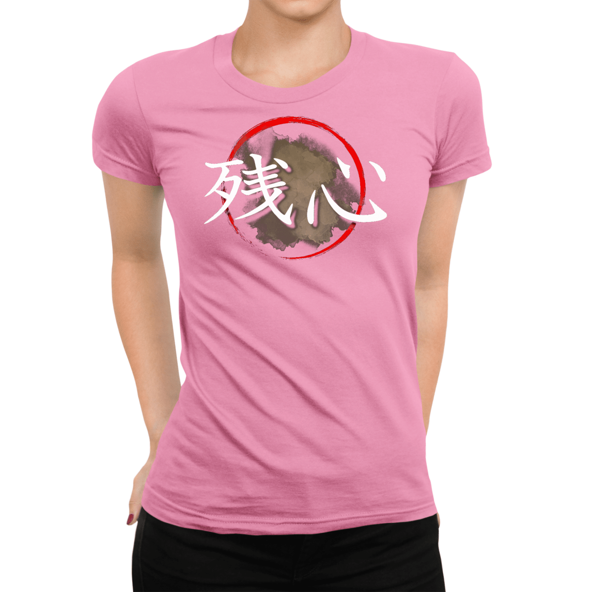 S Zanshin Kanji Japanese Premium Women's T-Shirt - Kanji Soul