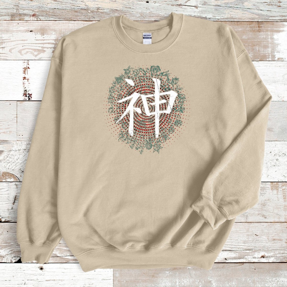 Sand Kami Kanji Premium Sweatshirt - KanjiSoul