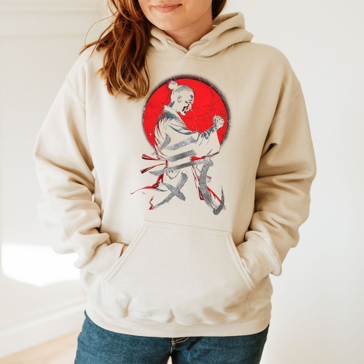 Sand Ki 気 Japanese Kanji Premium Hoodie - Kanji Soul