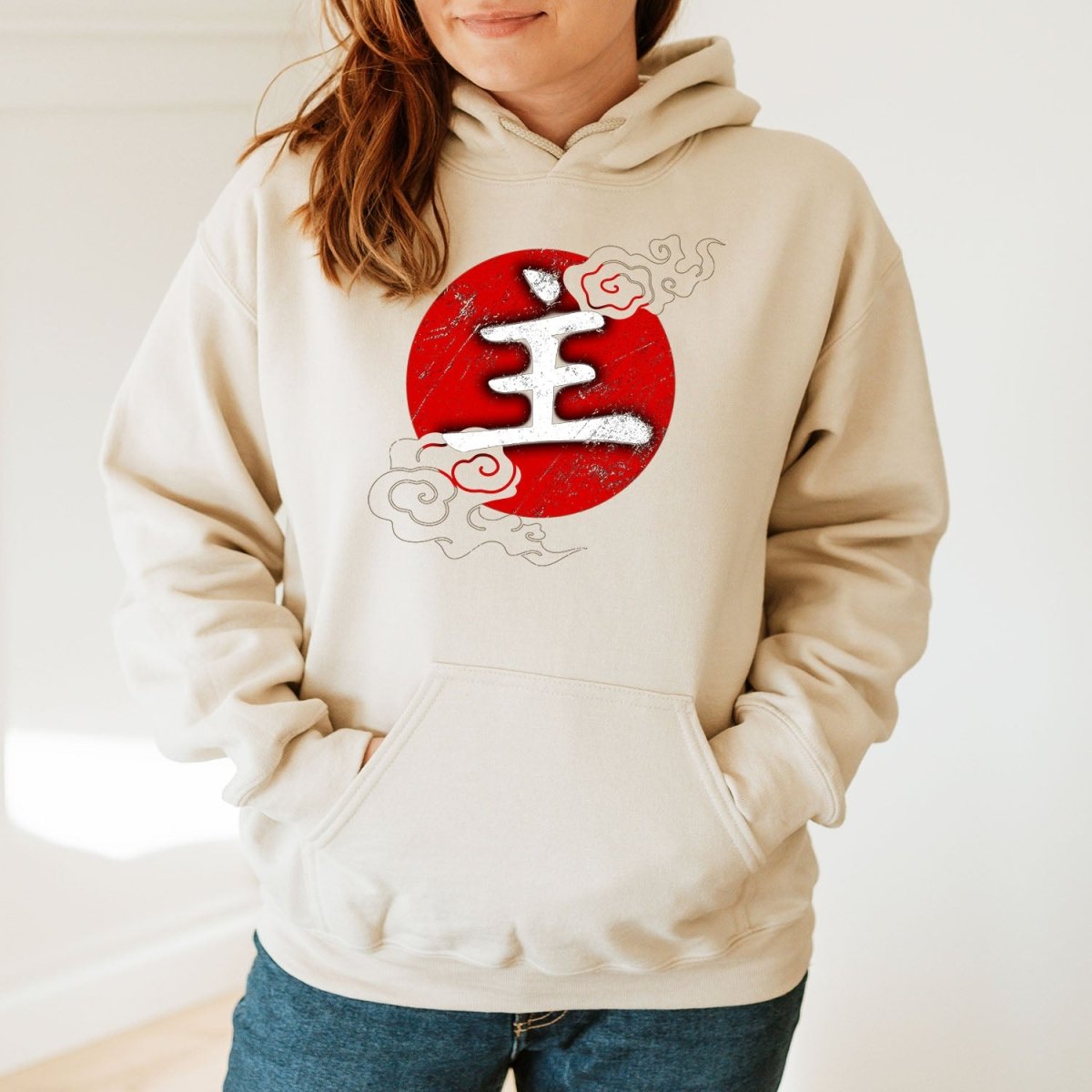 Sand Master 師 Japanese Kanji Premium Hoodie - Kanji Soul