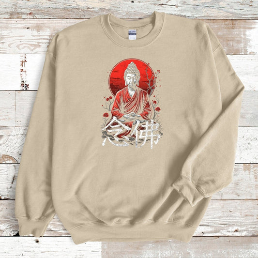 Sand Nembutsu Kanji Premium Sweatshirt - KanjiSoul