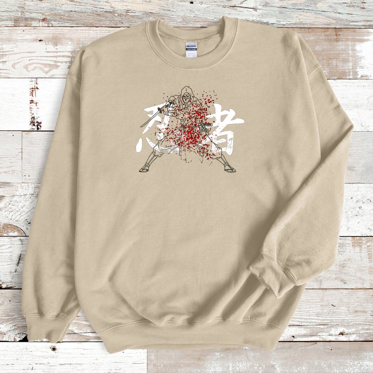 Sand Ninja Kanji Premium Sweatshirt - KanjiSoul