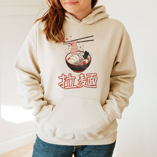 Sand Ramen 拉麺 Japanese Kanji Premium Hoodie - Kanji Soul