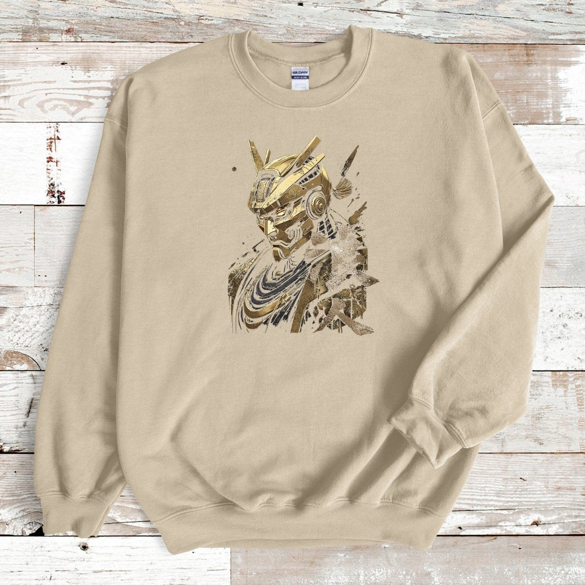 Sand Ronin Gold Kanji Premium Sweatshirt - KanjiSoul