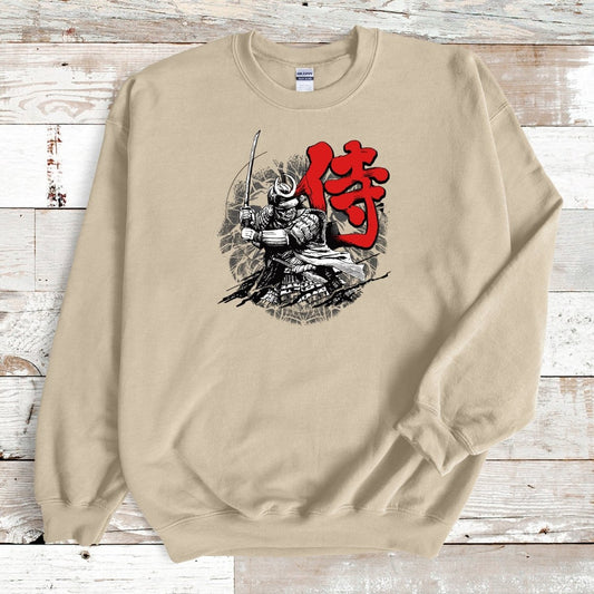 Sand Samurai Kanji Premium Sweatshirt - KanjiSoul