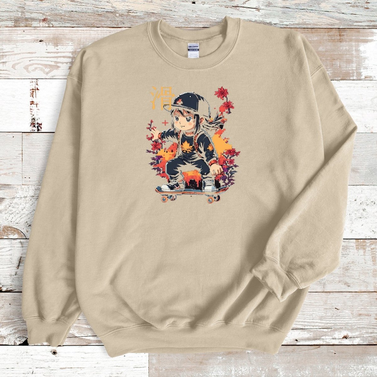 Sand Skater Kanji Premium Sweatshirt - KanjiSoul