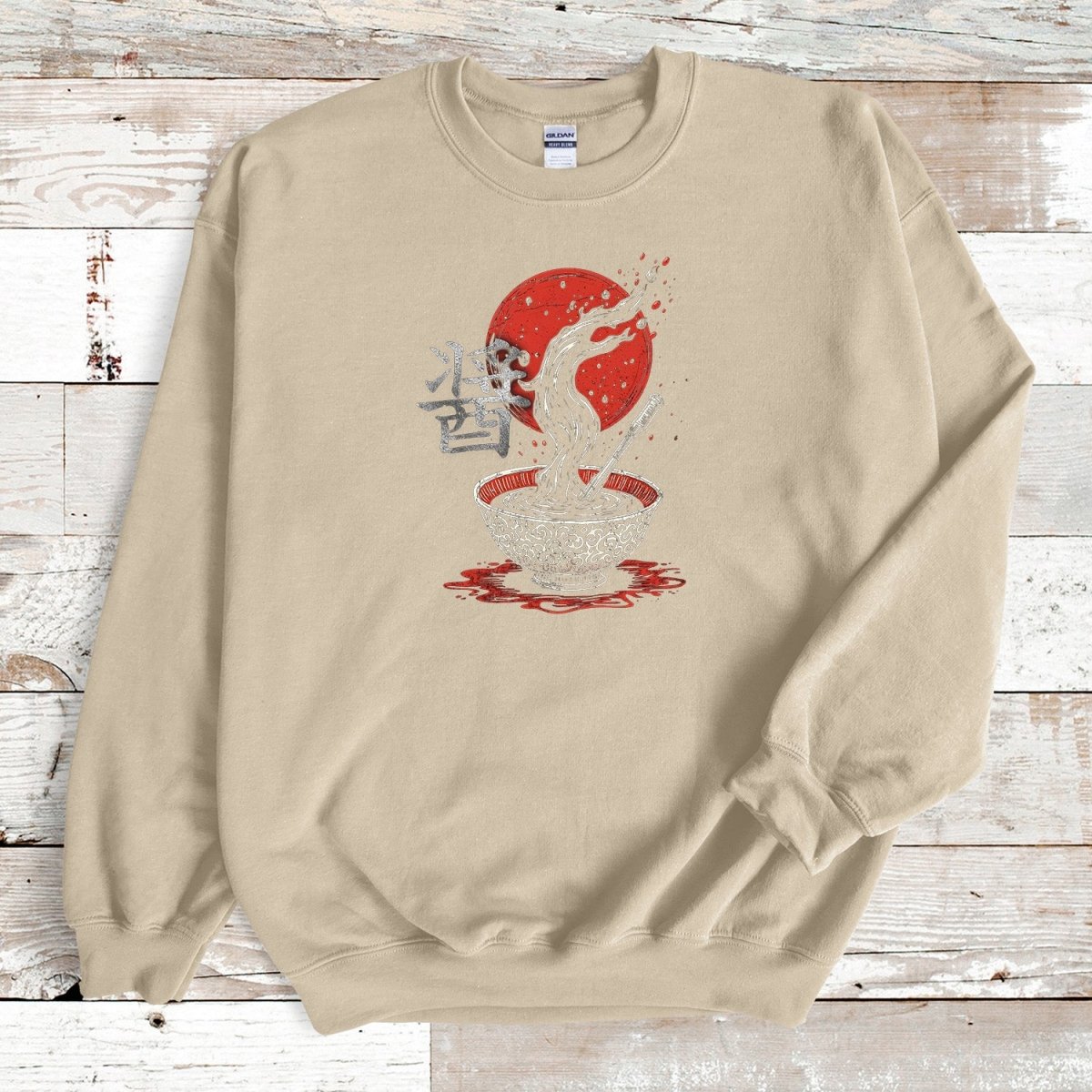 Sand Soy Sauce Kanji Premium Sweatshirt - KanjiSoul