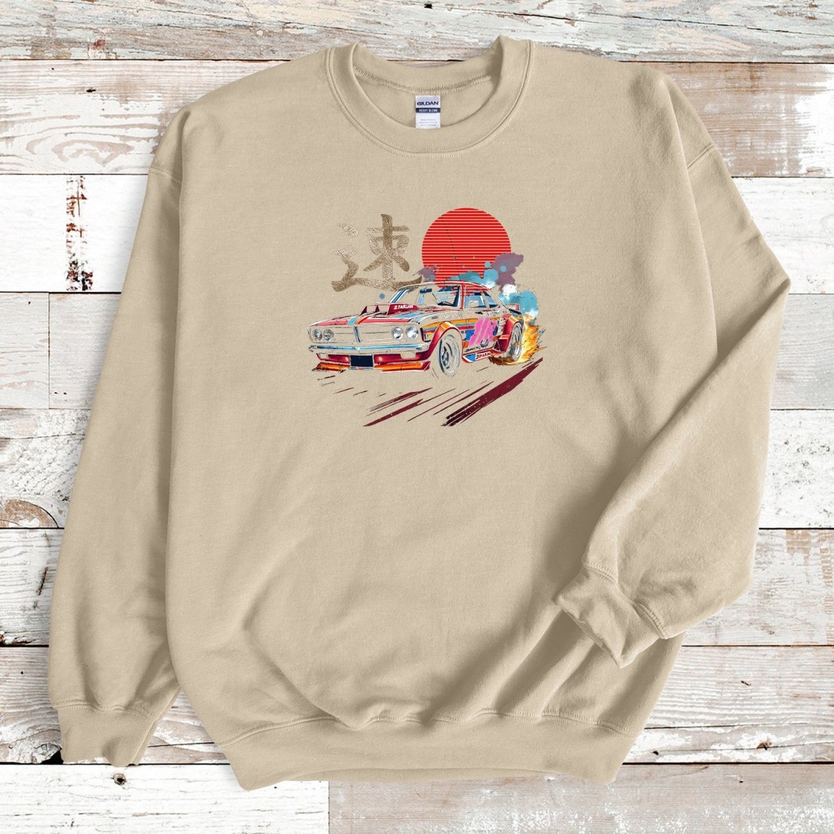 Sand Speed Kanji Premium Sweatshirt - KanjiSoul