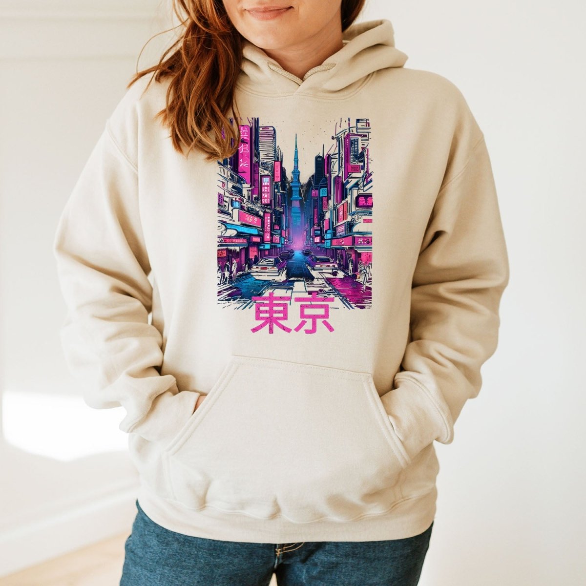 Sand Tokyo 東京 Japanese Kanji Premium Hoodie - Kanji Soul