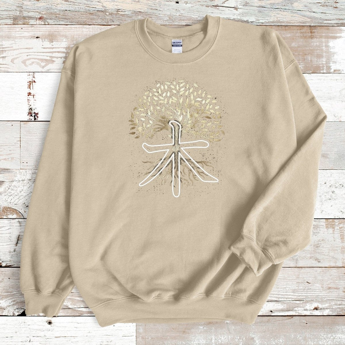 Sand Tree Kanji Premium Sweatshirt - KanjiSoul