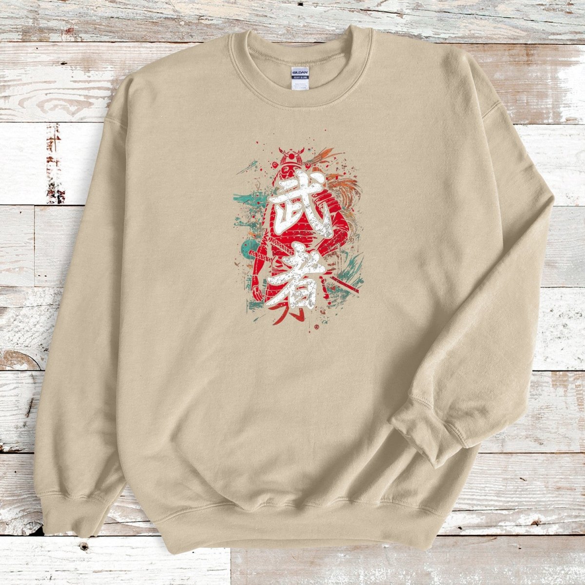 Sand Warrior Kanji Premium Sweatshirt - KanjiSoul