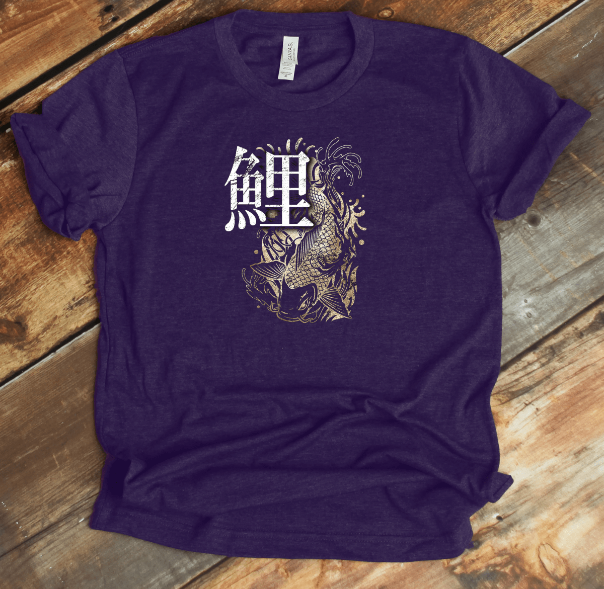Team Purple Koi Kanji Premium T-Shirt - KanjiSoul
