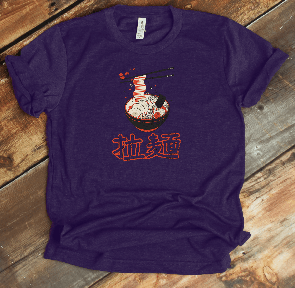 Team Purple Ramen Kanji Premium T-Shirt - KanjiSoul