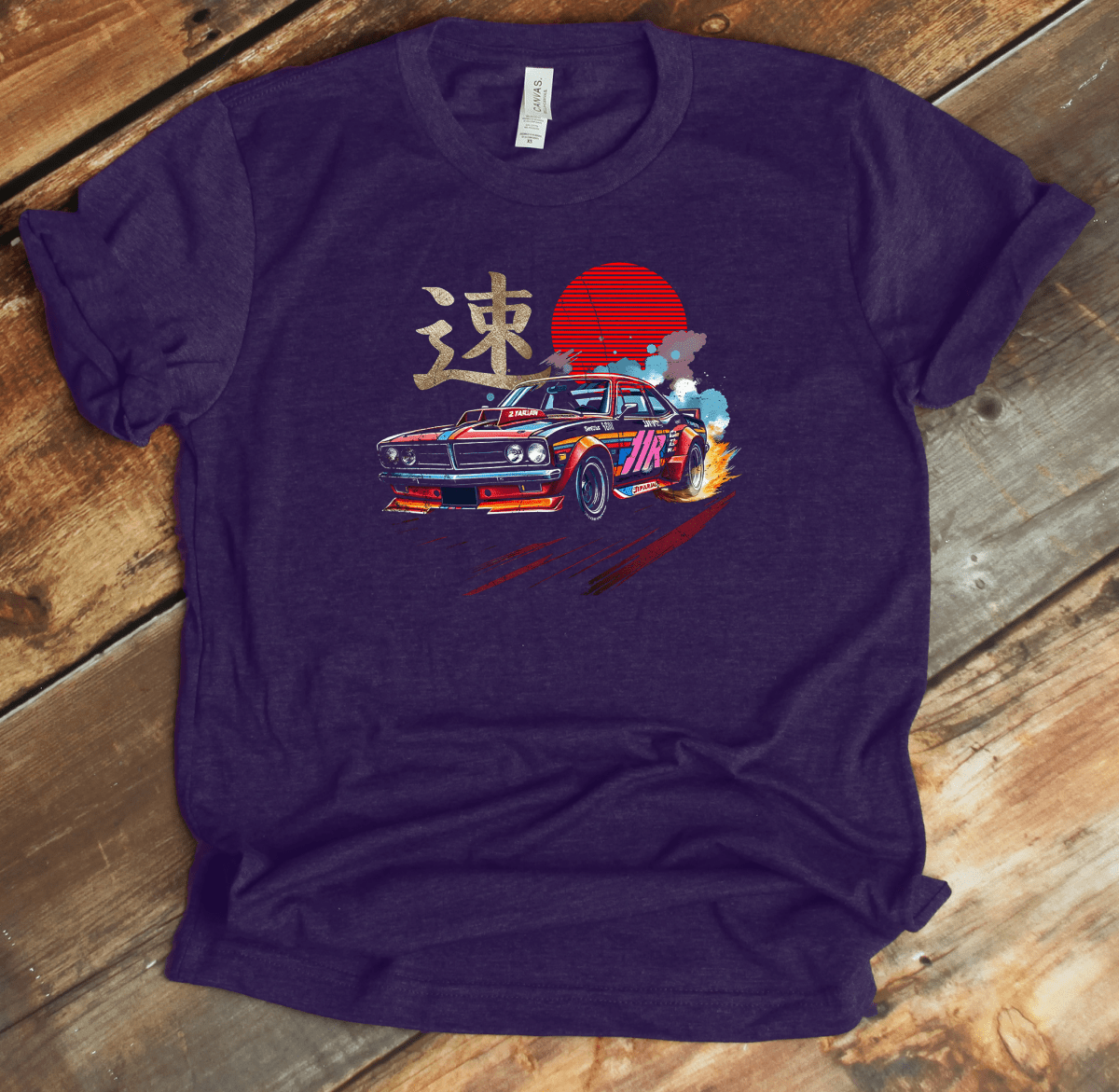 Team Purple Speed Kanji Premium T-Shirt - KanjiSoul