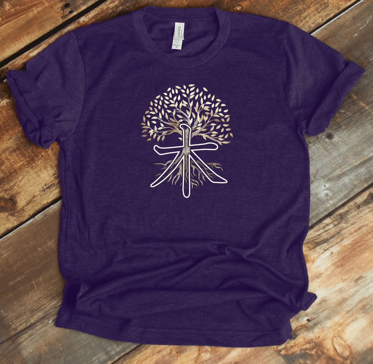 Team Purple Tree Kanji Premium T-Shirt - KanjiSoul