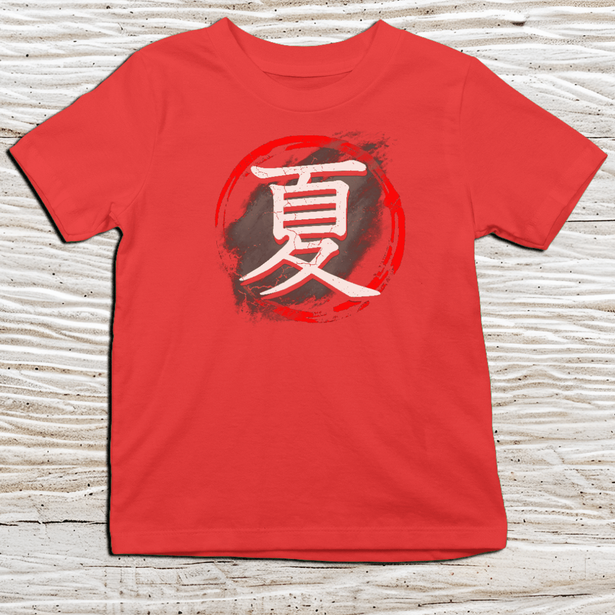 XS Japanese Summer Kanji Premium Kids T-Shirt - Kanji Soul
